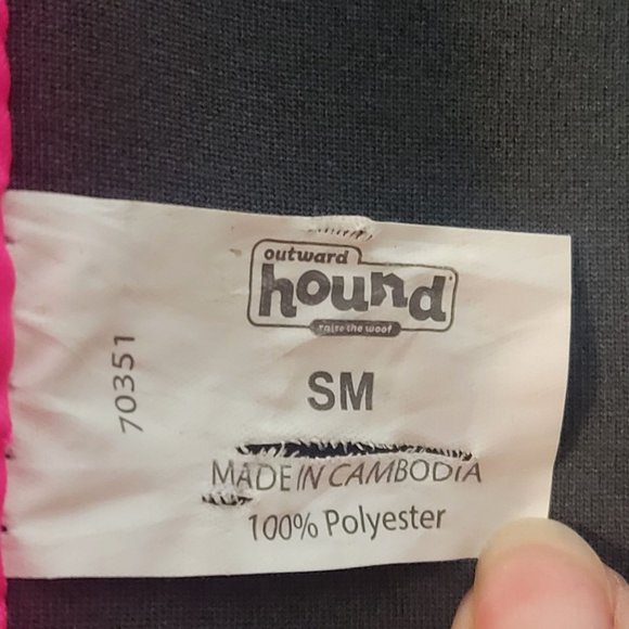 Outward Hound Granby Small Pink & Gray Polyester Dog Flotation Jacket Co… - Picture 8 of 10